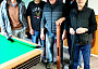 A few Jacksons, a Hofer and a Dohie taking advantage of the pool table at the Russell Leisure Centre.