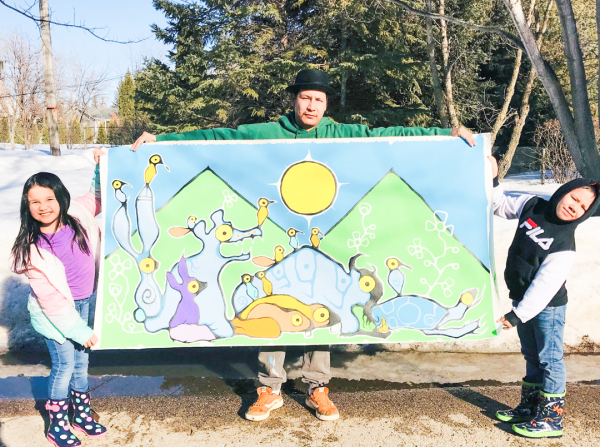 Injecting a little “Indigenous” into city art