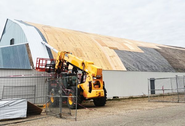 Foxwarren Rink Work Underway
