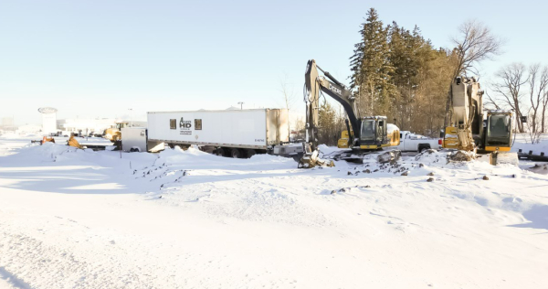Main Street South work progresses