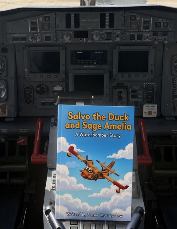 Waterbomber experienced in the north penned into a children’s book