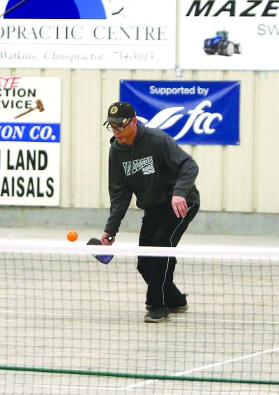 Pickleball takes over the Curling Rink