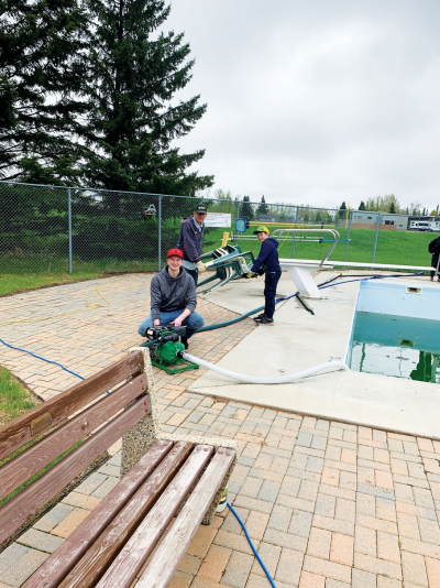 Russell Swimming Pool getting ready to open