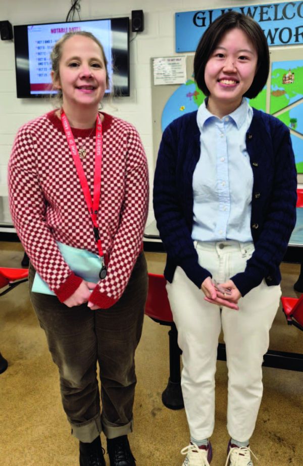 New staff at GLH Tamara Turner and Shiruo Li