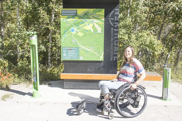 Paralympian’s perspective a gift for local trail developers, users