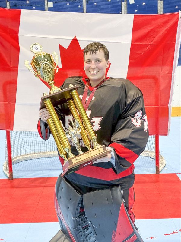 Gibbs helps Canada win ball hockey world title