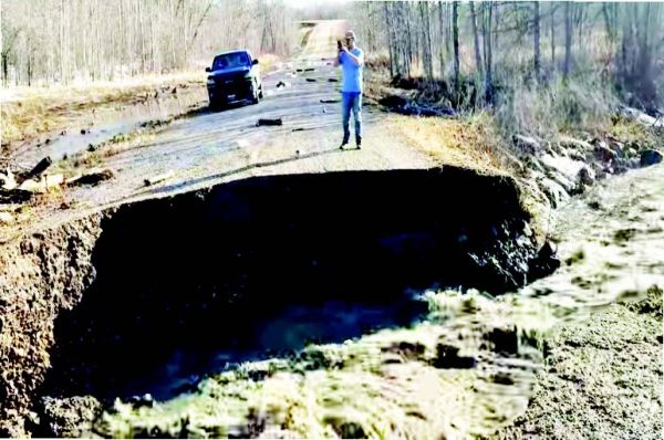 Road washouts and floating culverts