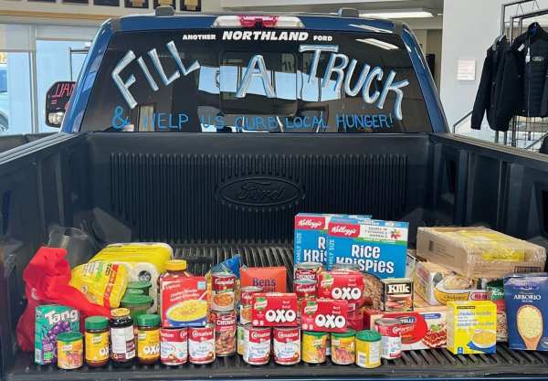 Northland Ford annual scare hunger food drive