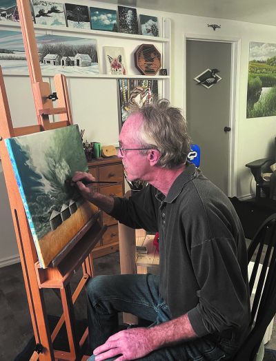 All in the stroke of a brush: Gus Martin sharing his art with the community
