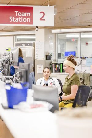 It’s early, but temporary emergency department working well: Slate