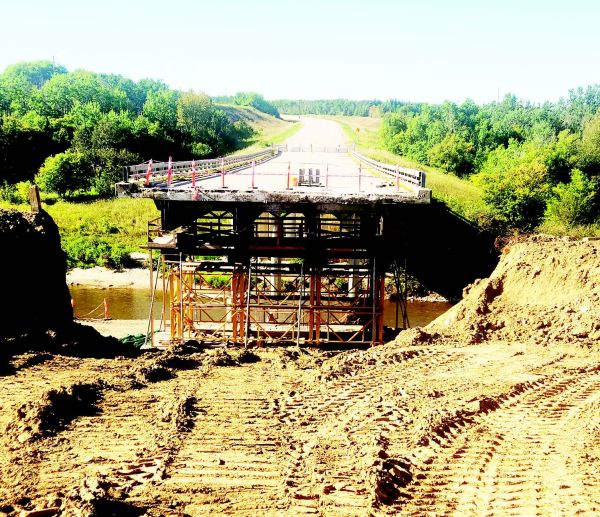 Shell River bridge on Hwy 83 set to reopen to traffic in December