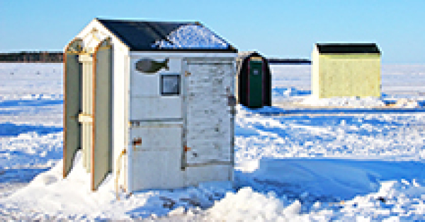 COs remove ice shack, charge owner