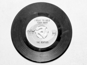 Long playing records take the place of once popular 45s