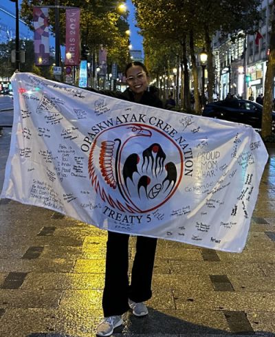 Moore hits the runway at Paris Fashion Week