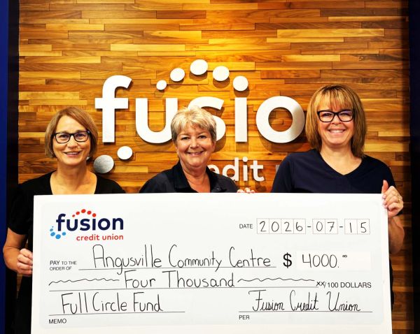 Fusion Credit Union helps fund community projects all around this area