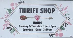 Please bring only usable items to the Russell Thrift Shop