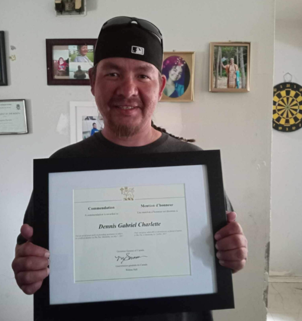 Being recognized for courage and bravery