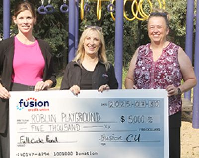 Playground committee gets cash